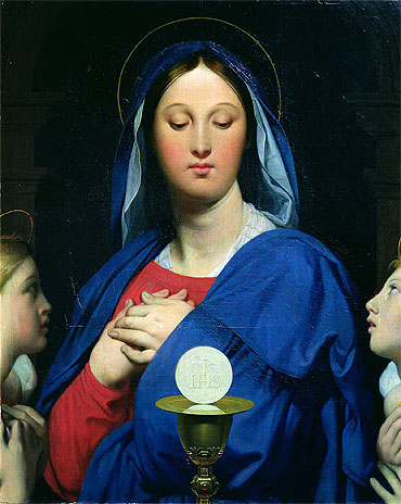 The Virgin of the Host, 1866 | Ingres
