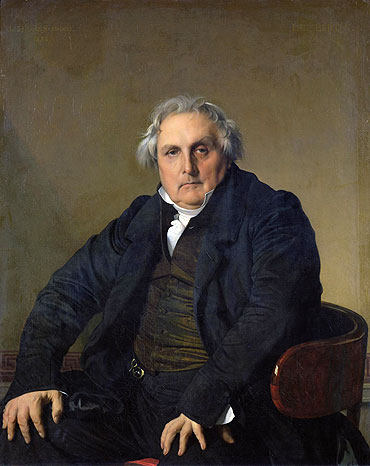 Louis-Francois Bertin, 1832 | Ingres | Giclée Canvas Print