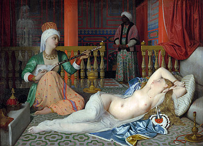Odaliske mit einer Sklavin, c.1839/40 | Ingres