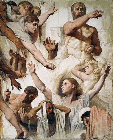 Studien für 'Das Martyrium des heiligen Symphorian', 1833 | Ingres
