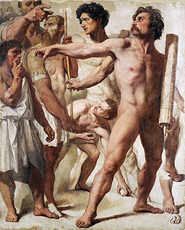 Studien für 'Das Martyrium des heiligen Symphorian', 1833 | Ingres