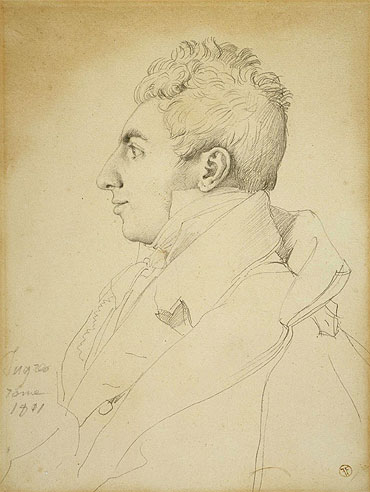 Portrait of a Man, 1811 | Ingres | Giclée Paper Print