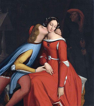 Paolo and Francesca, n.d. | Ingres | Giclée Canvas Print