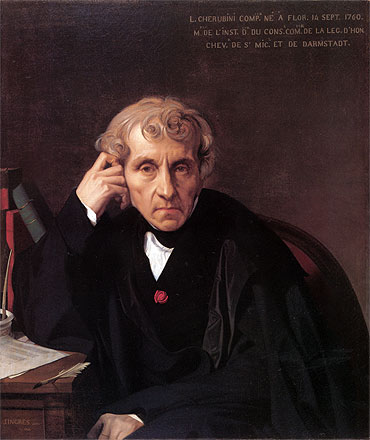 Maria Luigi Carlo Zenobio Salvatore Cherubini, 1841 | Ingres