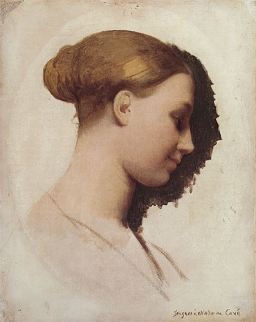 Madame Edmond Cave, c.1831/34 | Ingres | Giclée Leinwand Kunstdruck