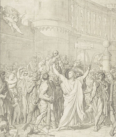The Martyrdom of St. Symphorien, 1858 | Ingres | Giclée Papier-Kunstdruck