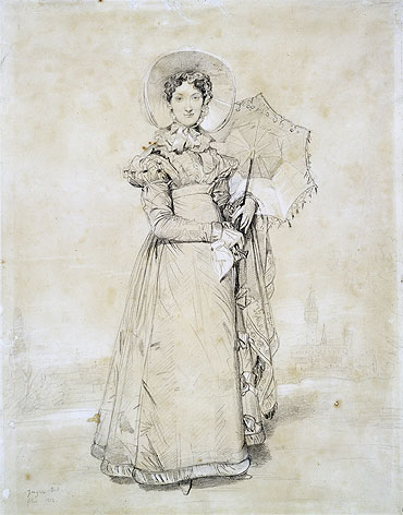Portrait of Countess Antoine Apponyi, 1823 | Ingres | Giclée Papier-Kunstdruck
