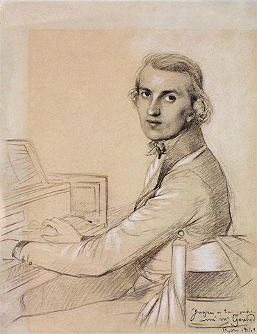 Charles Gounod, 1841 | Ingres | Giclée Paper Art Print