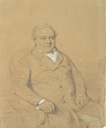Portrait of Jean-Baptiste-Joseph-Dominique Ramel, 1852 | Ingres | Giclée Paper Art Print