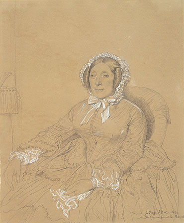 Portrait of Mme. Ramel, 1852 | Ingres | Giclée Paper Print