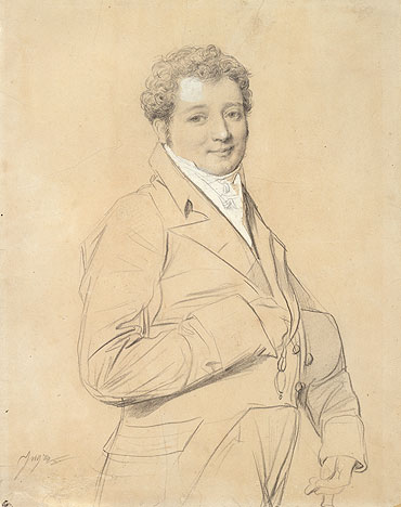 Portrait of Marquis Allesandro d'Azzia, 1814 | Ingres | Giclée Papier-Kunstdruck