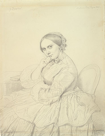 Porträt von Mme Delphine Ingres, 1855 | Ingres