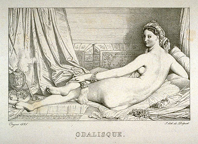 Odalisque, 1825 | Ingres | Giclée Paper Print