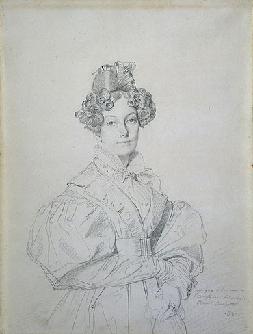 Madame Desire Raoul-Rochette, born Antoinette-Claude Houdon, 1830 | Ingres | Giclée Paper Print