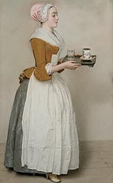 Das Schokoladenmädchen | Jean Etienne Liotard | Gemälde Reproduktion