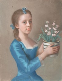 Young Girl Holding a Pot of Hyacinths, c.1750/55 | Jean Etienne Liotard