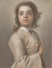 Study of a Boy Half-Length, c.1736/38 by Jean Etienne Liotard | Canvas Print