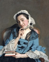 Portrait of Madame Denis-Joseph La Live d'Epinay, ..., 1759 by Jean Etienne Liotard | Paper Art Print