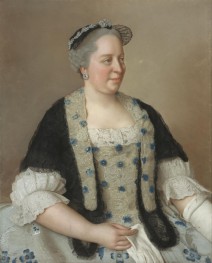 Portrait of Empress Maria Theresa of Austria, 1762 by Jean Etienne Liotard | Paper Art Print