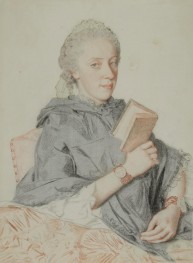 Portrait of Maria Anna, Archduchess of Austria, 1762 by Jean Etienne Liotard | Paper Art Print