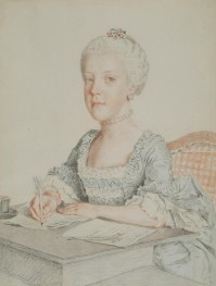 Maria Johanna Gabriele, Archduchess of Austria, 1762 by Jean Etienne Liotard | Paper Art Print