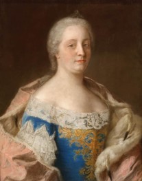 Porträt der Kaiserin Maria Theresia von Österreich, c.1744 | Jean Etienne Liotard