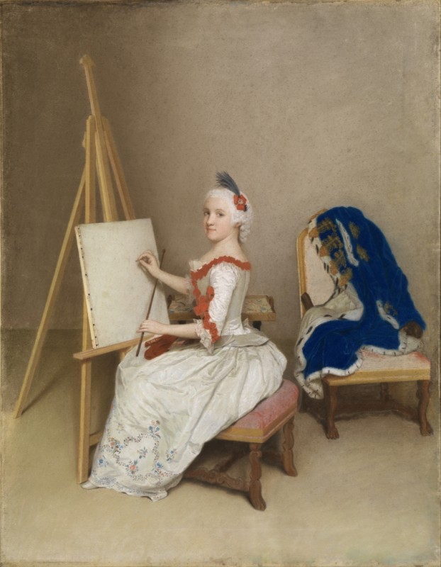 Princess Caroline Louise of Hesse-Darmstadt, 1745 | Jean Etienne Liotard | Giclée Canvas Print