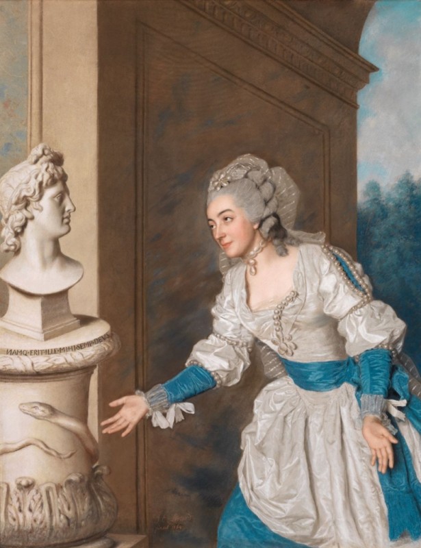 Madame de Vermenoux Pays Homage to Apollo, 1764 | Jean Etienne Liotard | Giclée Canvas Print