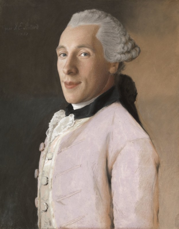 Porträt von Wilhelmina Hillegonda Schuyt und Joachim Rendorp, 1757 | Jean Etienne Liotard | Giclée Leinwand-Kunstdruck