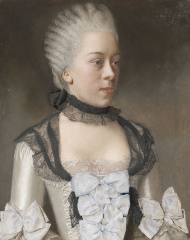 Porträt von Wilhelmina Hillegonda Schuyt und Joachim Rendorp, 1757 | Jean Etienne Liotard | Giclée Leinwand-Kunstdruck