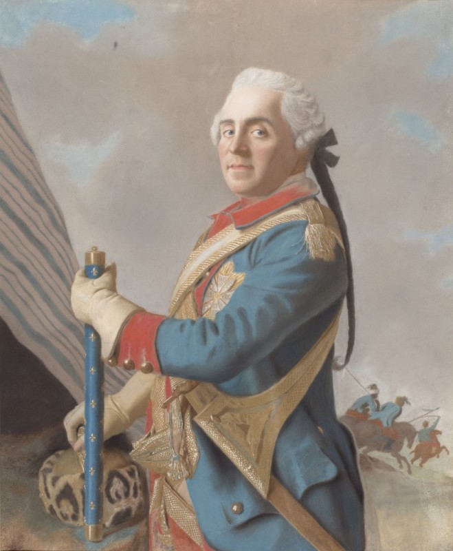 Porträt von Moritz, Graf von Sachsen, 1748 | Jean Etienne Liotard | Giclée Papier-Kunstdruck