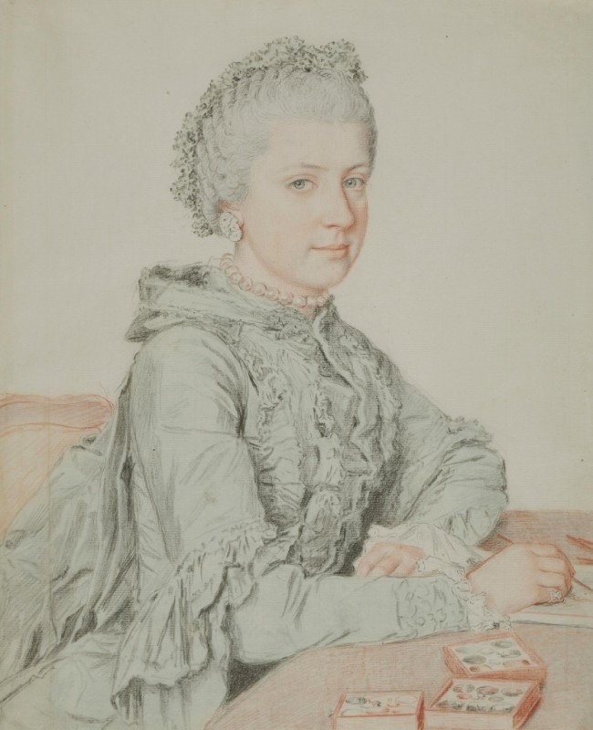 Maria Christina, Archduchess of Austria, Future Duchess of Saxe-Teschen, 1762 | Jean Etienne Liotard | Giclée Paper Art Print