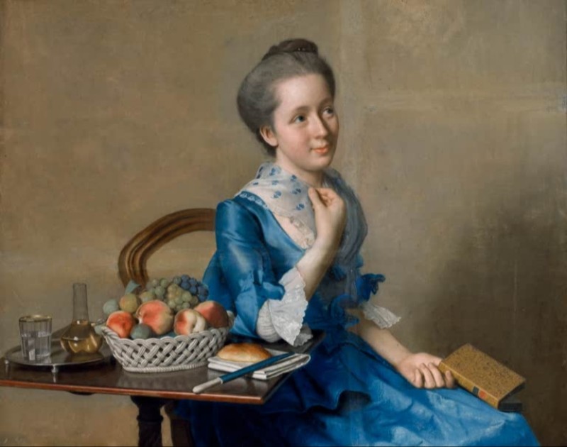 Portrait of Suzanne Necker, n.d. | Jean Etienne Liotard | Giclée Paper Art Print