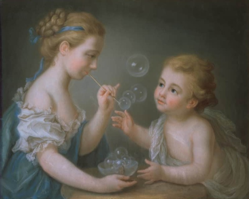 Children Playing with Soap Bubbles, n.d. | Jean Etienne Liotard | Giclée Paper Art Print