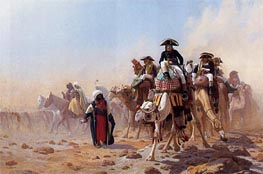 Napoleon and His General Military Staff in Egypt, 1867 von Gerome | Leinwand Kunstdruck