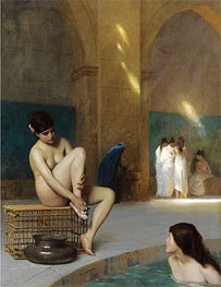 Nude Woman Bathing | Gerome | Gemälde Reproduktion