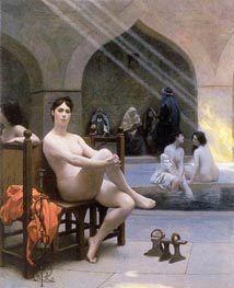 The Women's Bath, 1889 von Gerome | Leinwand Kunstdruck