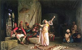 The Dance of the Almeh (The Belly-Dancer), 1863 von Gerome | Leinwand Kunstdruck