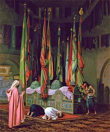 The Shrine of Imam Hussein | Gerome | Gemälde Reproduktion