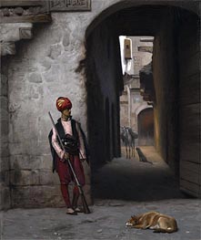 The Guard, 1889 by Gerome | Canvas Print