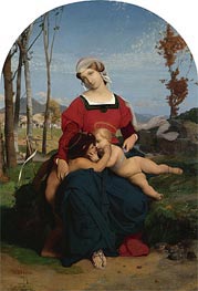 The Virgin and Child with Saint John the Baptist, 1848 von Gerome | Leinwand Kunstdruck