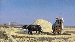 Die Getreidedrescher, Ägypten, 1859 von Gerome | Leinwand Kunstdruck