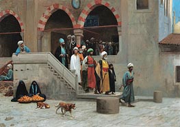 Leaving the Mosque, n.d. by Gerome | Canvas Print