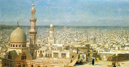 View of Cairo | Gerome | Gemälde Reproduktion