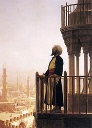 Le Muezzin (The Call to Prayer) | Gerome | Gemälde Reproduktion