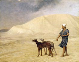 On the Desert, b.1867 by Gerome | Canvas Print