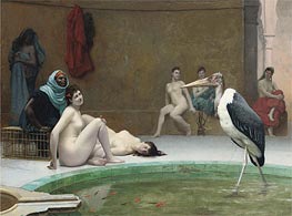 Moorish Bath (Le Marabout), c.1889 von Gerome | Leinwand Kunstdruck