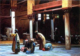 Prayer in a Mosque, 1892 von Gerome | Leinwand Kunstdruck
