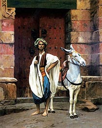 Sais and His Donkey | Gerome | Gemälde Reproduktion