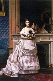 Portrait of Marie Gerome, 1870 von Gerome | Leinwand Kunstdruck